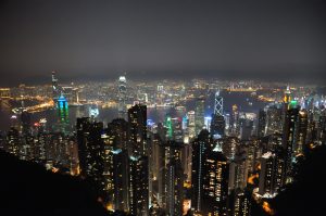 香港太平山夜景